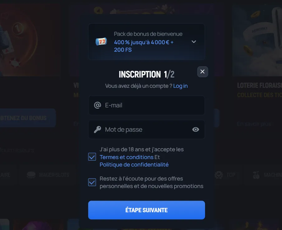 Gagnez des jackpots et réussissez vos paris sur Aerobet Casino